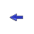 Growing Blue Left Arrow 1